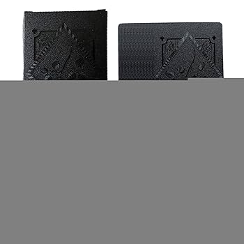 Amazon.co.jp: トランプ 黒金 カード ゲーム 54枚 プラスチック